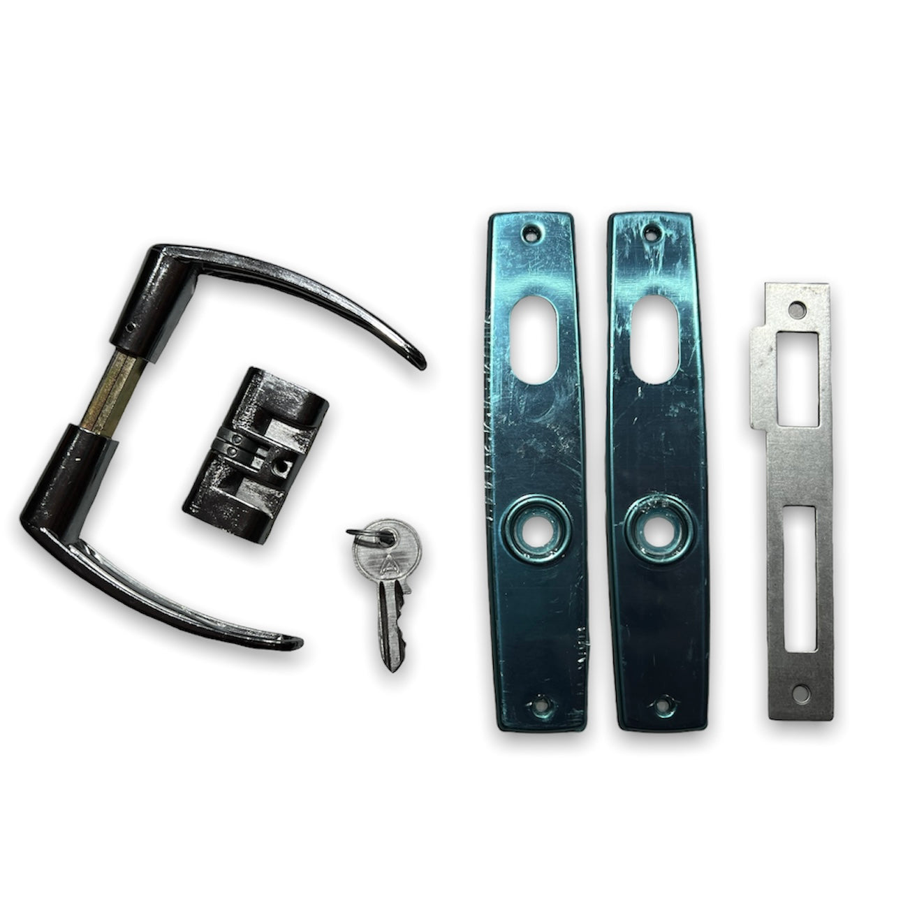 CERRADURA ALIANCA EXT INOX COMPLETA