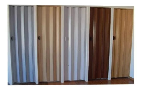 PUERTA PLEGABLE GRIS (ALTO ESTÁNDAR 2.10mts)
