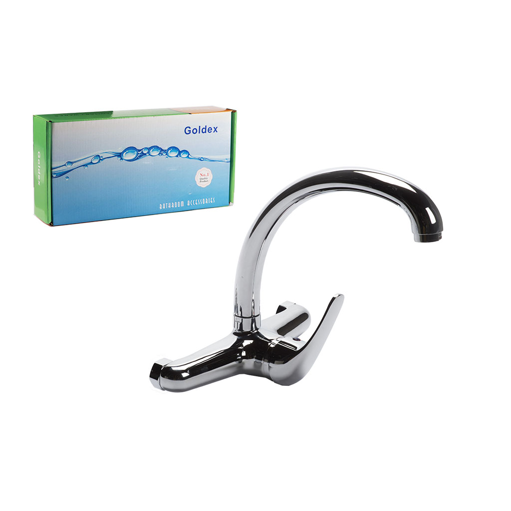 MONOCOMANDO PARED P/COCINA GOLDEX PICO GRUESO
