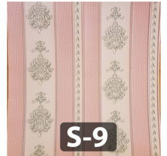 PLACA DECORATIVA S-9 ROSADA FRANJA FLORES