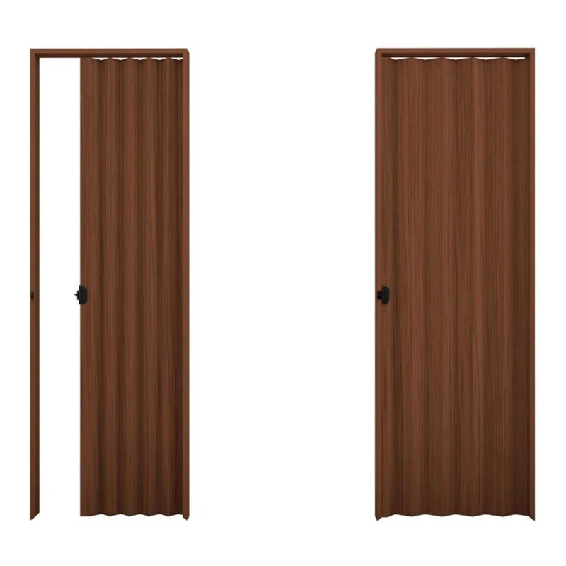 PUERTA PLEGABLE MARRÓN OSCURO (ALTO ESTÁNDAR 2.10mts)