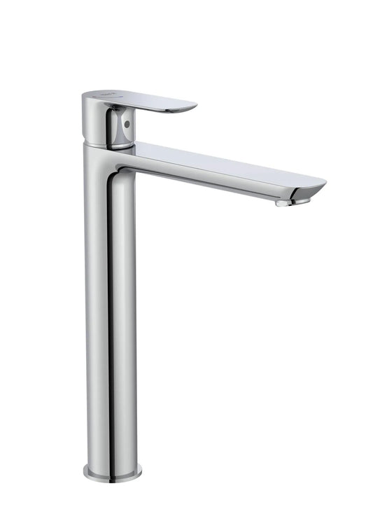 BAÑO MONOCOMANDO LAVATORIO RECTO/ALTO 25CM 4K - CROMADO