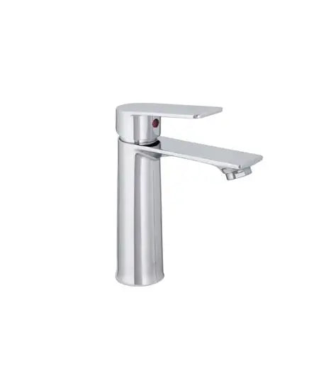BAÑO MONOCOMANDO LAVATORIO RECTO 12CM 4K - CROM