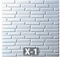 PLACA DECORATIVA X-1 BLANCA CON LINGOTES